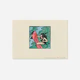 Ken Price, Lorna's Combat, 1981, watercolor and Xerox print on paper