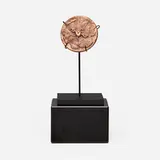 Sun Medallion (from the Song of Songs of King Solomon portfolio) by Salvador Dalí, 1971, bronze, offered Mar 2023