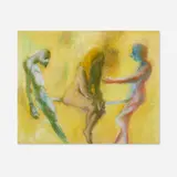 John Altoon, Untitled, c. 1964, pastel and graphite on illustration board
