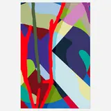 Kaws, Tension No. 6, 2019, screenprint in colors on Saunders Waterford
