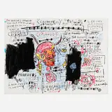 Jean-Michel Basquiat, Leeches, 2017, screenprint in colors on Somerset