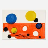 Landscape by Alexander Calder, 1975, lithograph in colors, offered Jan 2023