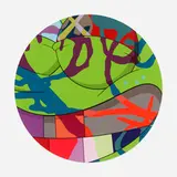 Kaws, The News #3, 2017, screenprint in colors