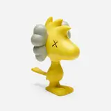Kaws x Peanuts, Woodstock (Yellow), 2012, painted cast vinyl