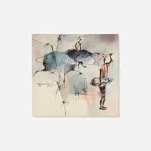 #11 by Romeo Tabuena, 1962, ink on paper, offered Dec 2022