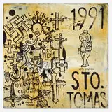 Manuel Ocampo, Sto. Tomas, 1990, oil on canvas