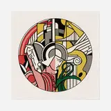 Roy Lichtenstein, The Solomon R. Guggenheim Museum poster, 1969, screenprint in colors