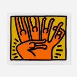 Keith Haring, Untitled (from Pop Shop VI), 1989, screenprint in colors