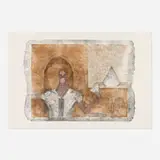 El Ermitaño (from the Tamayo 90 Aniversario series) by Rufino Tamayo, 1989, lithograph in colors on Arches, offered Sep 2022