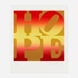 Robert Indiana, Autumn (from the Four Seasons of Hope portfolio), 2012, screenprint in colors on Coventry Rag