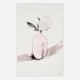Flowers (Hand-Colored) by Andy Warhol, 1974, screenprint with hand-coloring, offered Sep 2022