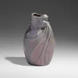Van Briggle Pottery, Dos Cabezas vase, 1907-12, glazed earthenware