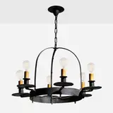 Samuel Yellin, Chandelier from the Walter Mellor House, Mount Airy, PA