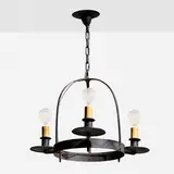 Samuel Yellin, Chandelier from the Walter Mellor House, Mount Airy, PA