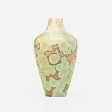 Vase by University City, 1912, glazed porcelain, sold Jan 2023