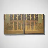 Arthur Eugene Baggs for Marblehead Pottery, Important scenic tiles, set of two