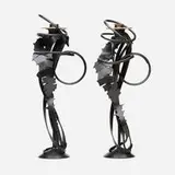 Albert Paley, Double Shear candleholders, pair