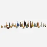 John Andersson, Collection of twenty-six miniature vessels, c. 1950, glazed stoneware