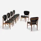Finn Juhl, Dining chairs model 402 1/2, set of six