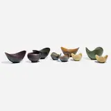 Gunnar Nylund, Collection of nine bowls