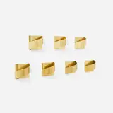 Peter Celsing, Bandet sconces, set of seven, c. 1960, brass