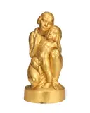 gilt plaster figural group of a Mother and child by Olof Ahlberg, gilt plaster, offered May 2017