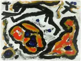 Ohne Titel by A. R. Penck, Acryl auf Velin, sold Jun 2016