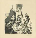 Karl Hubbuch, Notausgänge der Ehe (George Grosz gewidmet)