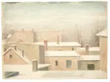Georg Schrimpf, Häuser im Winter