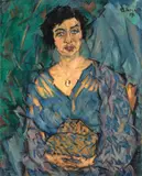 Heinrich Richter, Bildnis der Tänzerin Raissa Gurievich Kroll, 1914, Öl auf Leinwand