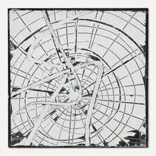 Russell Crotty, Tracking, 1987, acrylic on board