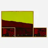 Niagra #3 by Richard Pettibone, 1963, oil on glass in artist's frame, offered May 2022