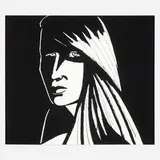 Alex Katz, Elizabeth 1, 2013, photoengraving and aquatint on Somerset Satin White