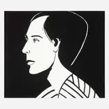Alex Katz, Meghan, 2013, photoengraving and aquatint on Somerset Satin White