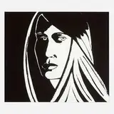 Alex Katz, Elizabeth 2, 2013, photoengraving and aquatint on Somerset Satin White