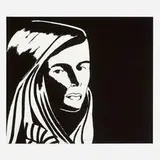 Alex Katz, Elizabeth 3, 2013, photoengraving and aquatint on Somerset Satin White