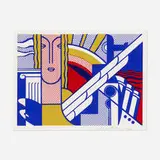 Roy Lichtenstein, Modern Art Poster, 1967, screenprint in colors