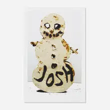 Josh Smith, Snowman, 2013, archival pigment print