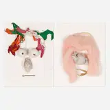 Liz Craft, 15 Minutes of My Time (1 & 2), 2013, mixed media on paper board