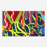 Kaws, Far Far Down, 2018, screenprint in colors