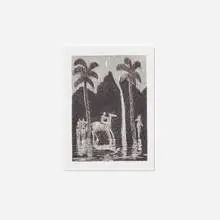 Waterfall by Carlos Almaraz, 1984, etching and aquatint, offered Dec 2021