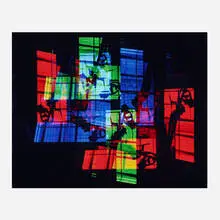 Mariah Robertson, Gladiola Window RGB #14, 2007, chromogenic print