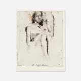 Jim Dine, A Sufi Baker (from Eight Sheets from an Undefined Novel), 1976, etching with hand-coloring on German Etching paper