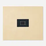 Fred Sandback, Untitled, 1975, linoleum cut on Japanese paper