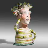 Patti Warashina, Flower Vase A