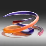 Paul Seide, Frosted Radio Light, c. 1989, hand-blown satin glass with neon or argon gas