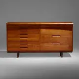 Special double chest by George Nakashima, 1966, cherry, sold Sep 2022
