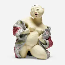 Vivian Wang, Vanity, 2000, hand-painted earthenware