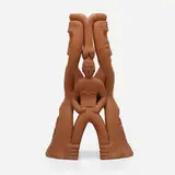 Edwin Scheier, Reticulated totem form, 1937, terra cotta