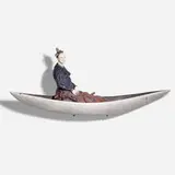 Cristina Córdova, La Faldera Azul y Su Barco de Azares, c. 2003, glazed ceramic, mixed media